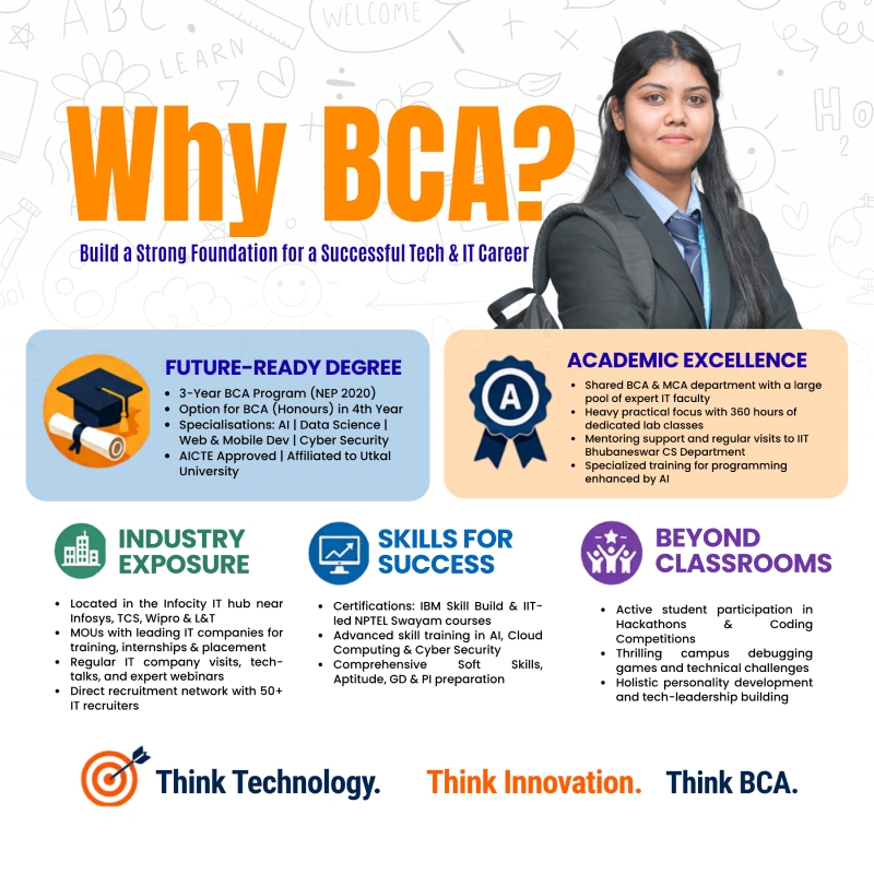 Top BCA College in Bhubaneswar Admission Highlight